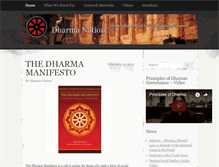 Tablet Screenshot of dharmanation.org